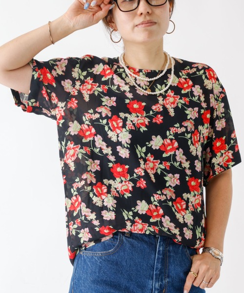 セール】N°21 花柄ブラウス（シャツ/ブラウス）｜N°21（ヌメロ