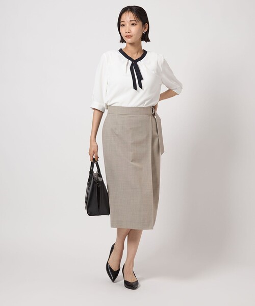 green label relaxing セットアップ スカートスーツ カチリラ セール】カチリラ タイト スカート -ウォッシャブル・ストレッチ