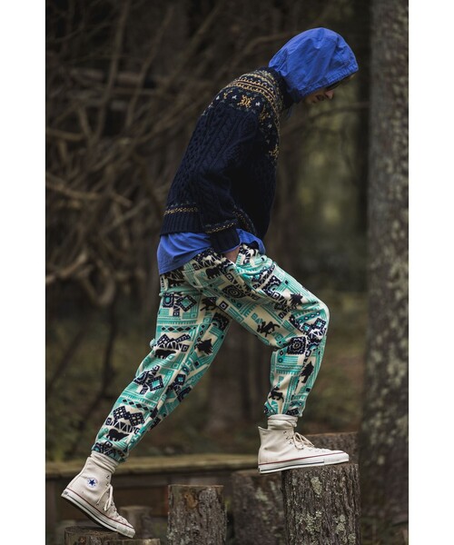 BEAMS PLUS（ビームスプラス）の「ノルディック ケーブル クルーネック ニット（ニット/セーター・メンズ・ネイビー/ホワイト/オレンジ・XL/M/S/L）」の17枚目の写真