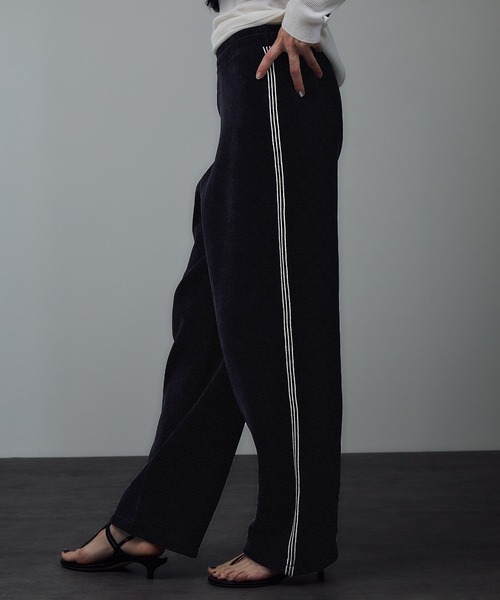 SALON adam et rope'（サロン アダム エ ロペ）の「パンツ-CreamyCotton /クリーミーコットン-（その他パンツ・レディース・ブラック/オフホワイト/ブラウン・FREE）」の12枚目の写真