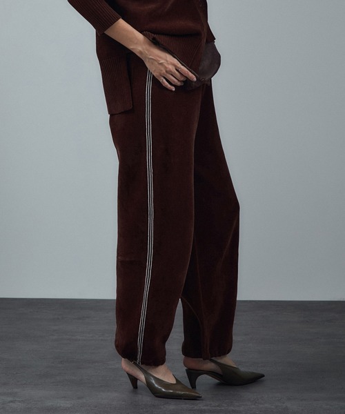 SALON adam et rope'（サロン アダム エ ロペ）の「パンツ-CreamyCotton /クリーミーコットン-（その他パンツ・レディース・ブラック/オフホワイト/ブラウン・FREE）」の22枚目の写真