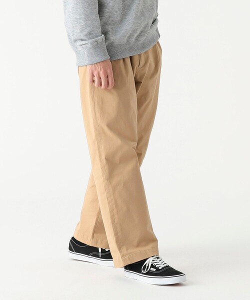 B:MING by BEAMS(ビーミングバイビームス)の「微起毛 1プリーツ チノ パンツ(その他パンツ・メンズ・ベージュ/ブラック/ネイビー・MEDIUM/SMALL/X-LARGE/LARGE)」の2枚目の写真