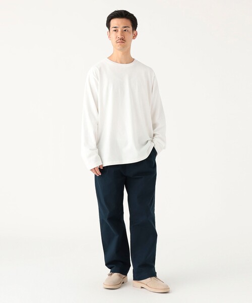 B:MING by BEAMS(ビーミングバイビームス)の「微起毛 1プリーツ チノ パンツ(その他パンツ・メンズ・ベージュ/ブラック/ネイビー・MEDIUM/SMALL/X-LARGE/LARGE)」の8枚目の写真