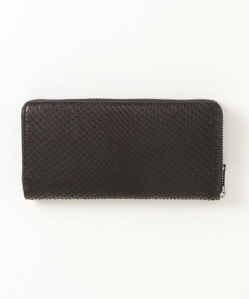 L.E.D.BITES（エルイーディーバイツ）の「パイソンラウンドジップ長財布（財布・メンズ・ブラック/パイソン・ONE SIZE）」の3枚目の写真