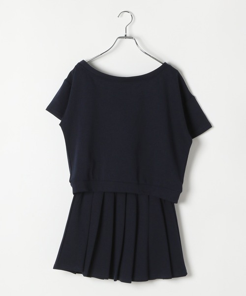 3.3 Field Trip （3.3フィールドトリップ）の「3.3 Field Trip／オフショルセットアップ（ワンピース・レディース・グレー/ネイビー・FREE）」の5枚目の写真