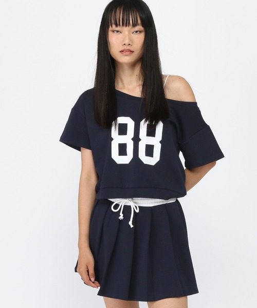 3.3 Field Trip （3.3フィールドトリップ）の「3.3 Field Trip／オフショルセットアップ（ワンピース・レディース・グレー/ネイビー・FREE）」の22枚目の写真