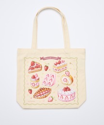 Cookie Chocolate（クッキーチョコレート）の「【may_illustrationさんコラボ】ストロベリートートバッグ（トートバッグ）」