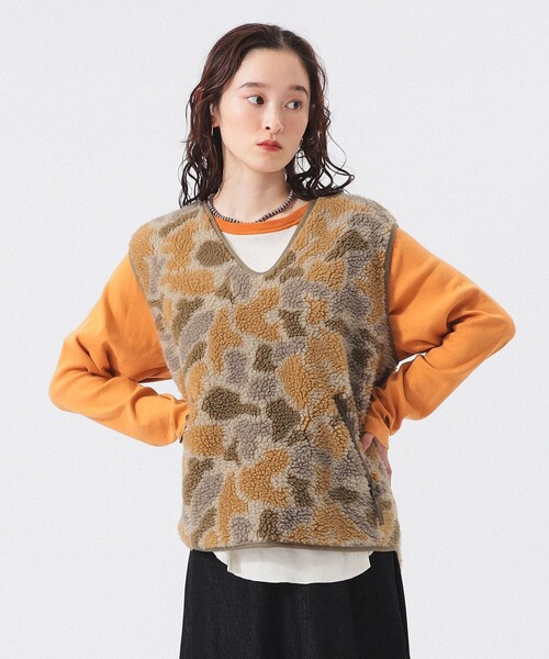 ジャガード ボア プルオーバー（ベスト）｜BEAMS BOY（ビームスボーイ