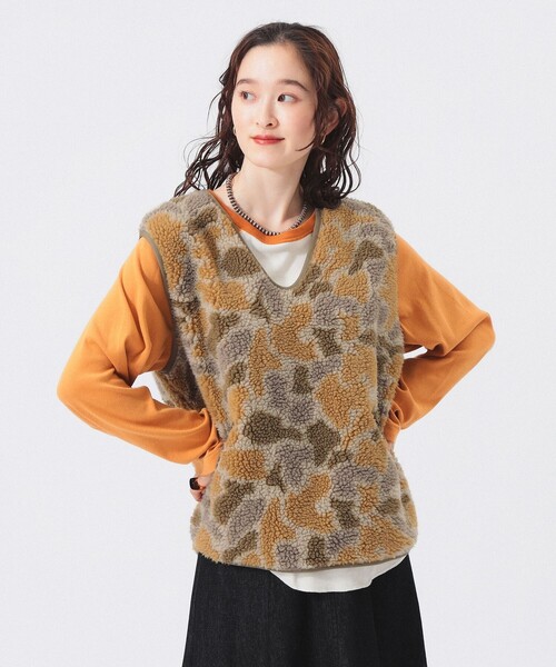 ジャガード ボア プルオーバー（ベスト）｜BEAMS BOY（ビームス