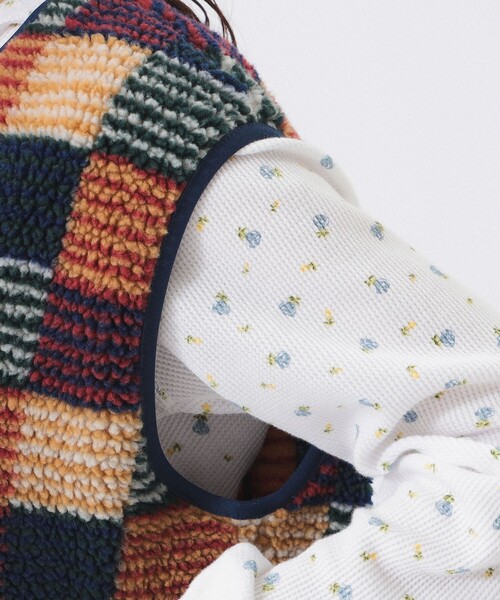 BEAMS BOY（ビームスボーイ）の「【2/5再値下げ】ジャガード ボア プルオーバー（ベスト・レディース・マルチ/ベージュ・ONESIZE）」の15枚目の写真