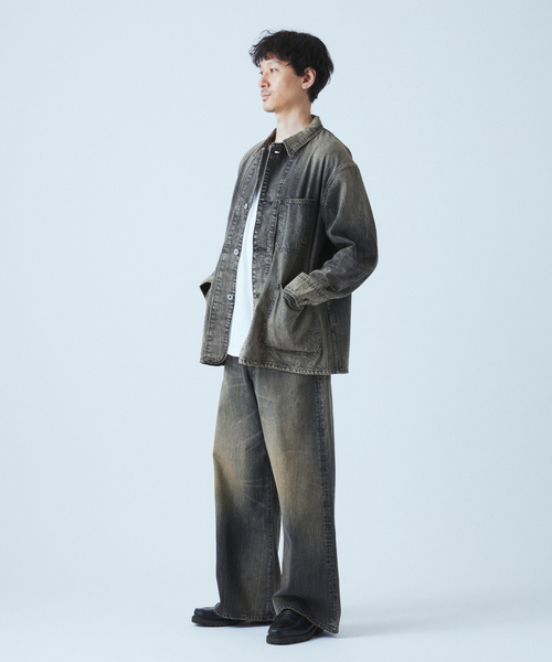 【journal standard】デニムカバーオール JOURNAL STANDARD デニムジャケット gジャン 「追加2」デニム