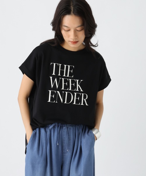 Elura（エルーラ）の「汗じみ軽減フレンチＴシャツ / 582764（Tシャツ/カットソー・レディース・ホワイト/ブラック/チャコールグレー/ライトオレンジ系/ブラウン・FREE）」の2枚目の写真