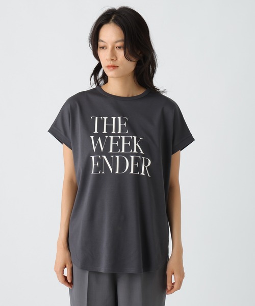 Elura（エルーラ）の「汗じみ軽減フレンチＴシャツ / 582764（Tシャツ/カットソー・レディース・ホワイト/ブラック/チャコールグレー/ライトオレンジ系/ブラウン・FREE）」の15枚目の写真