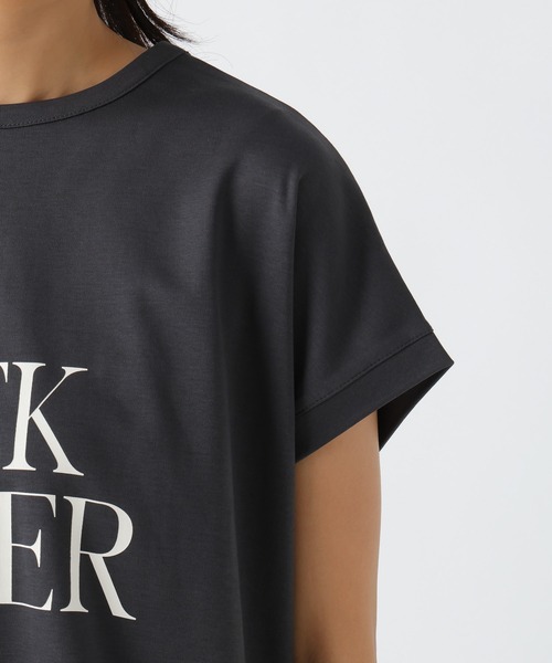 Elura（エルーラ）の「汗じみ軽減フレンチＴシャツ / 582764（Tシャツ/カットソー・レディース・ホワイト/ブラック/チャコールグレー/ライトオレンジ系/ブラウン・FREE）」の20枚目の写真