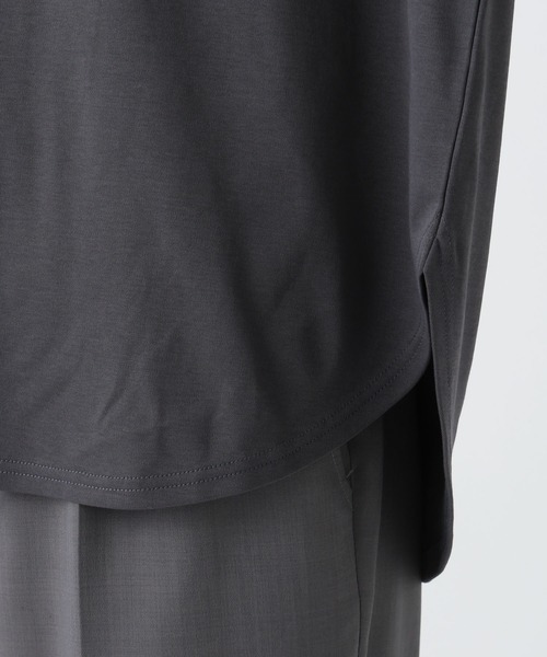 Elura（エルーラ）の「汗じみ軽減フレンチＴシャツ / 582764（Tシャツ/カットソー・レディース・ホワイト/ブラック/チャコールグレー/ライトオレンジ系/ブラウン・FREE）」の21枚目の写真