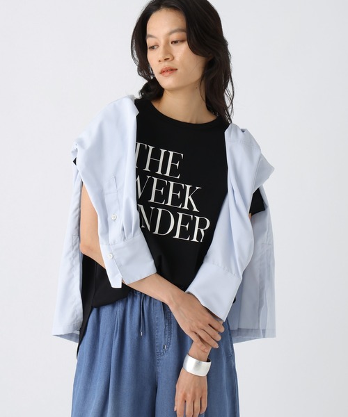 Elura（エルーラ）の「汗じみ軽減フレンチＴシャツ / 582764（Tシャツ/カットソー・レディース・ホワイト/ブラック/チャコールグレー/ライトオレンジ系/ブラウン・FREE）」の11枚目の写真