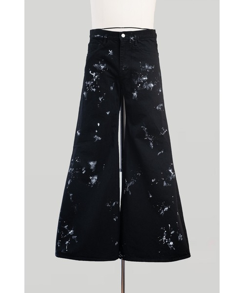 SHINYAKOZUKA(シンヤコヅカ)の「PAINTED ORDINARY CITY MASSIVE FLAIR(デニムパンツ・メンズ・ブラック/インディゴブルー・SMALL/MEDIUM/LARGE)」の3枚目の写真