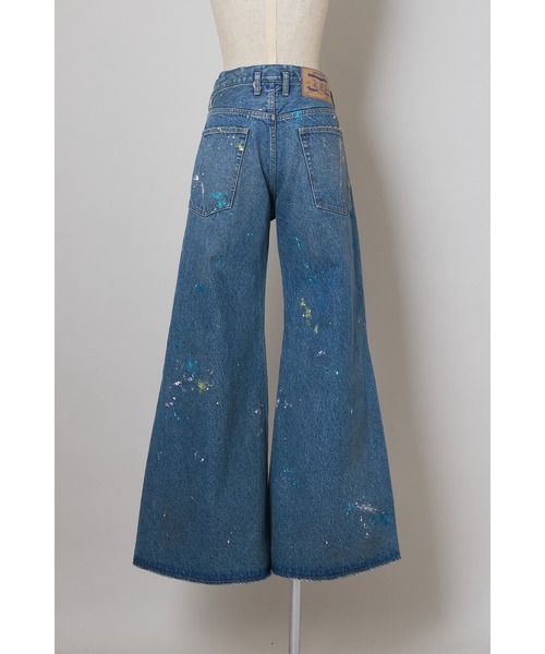 SHINYAKOZUKA(シンヤコヅカ)の「PAINTED ORDINARY CITY MASSIVE FLAIR(デニムパンツ・メンズ・ブラック/インディゴブルー・SMALL/MEDIUM/LARGE)」の6枚目の写真