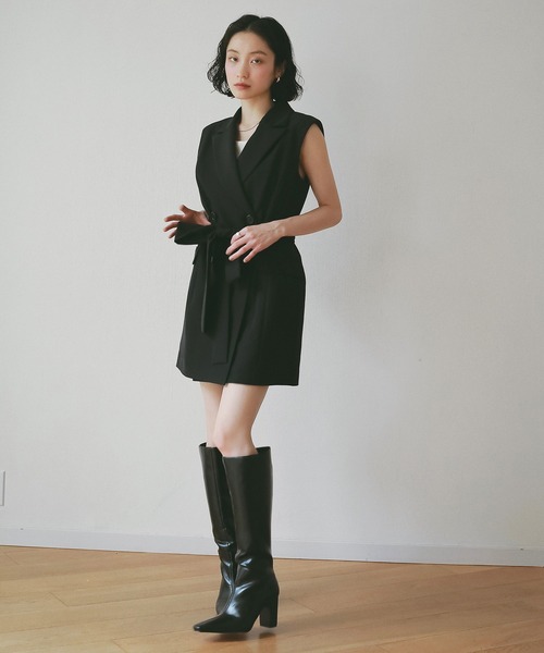EIMY ISTOIRE(エイミーイストワール)の「クラシックテーラージレ(その他アウター・レディース・ベージュ/グレイッシュベージュ/アイボリー/ブラック・F)」の10枚目の写真