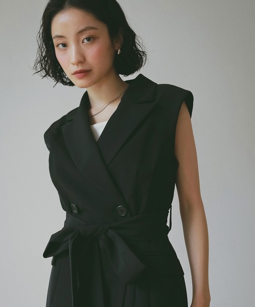 EIMY ISTOIRE(エイミーイストワール)の「クラシックテーラージレ(その他アウター・レディース・ベージュ/グレイッシュベージュ/アイボリー/ブラック・F)」の11枚目の写真