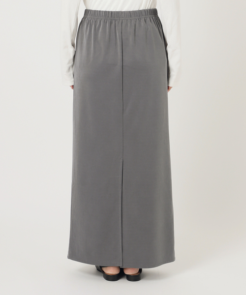 JOURNAL STANDARD(ジャーナルスタンダード)の「《追加2》フィブリルキュプラジャージーマキシスカート(スカート・レディース・ベージュ/チャコールグレー・FREE)」の17枚目の写真