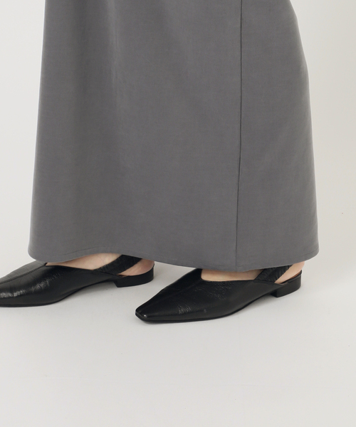 JOURNAL STANDARD(ジャーナルスタンダード)の「《追加2》フィブリルキュプラジャージーマキシスカート(スカート・レディース・ベージュ/チャコールグレー・FREE)」の22枚目の写真