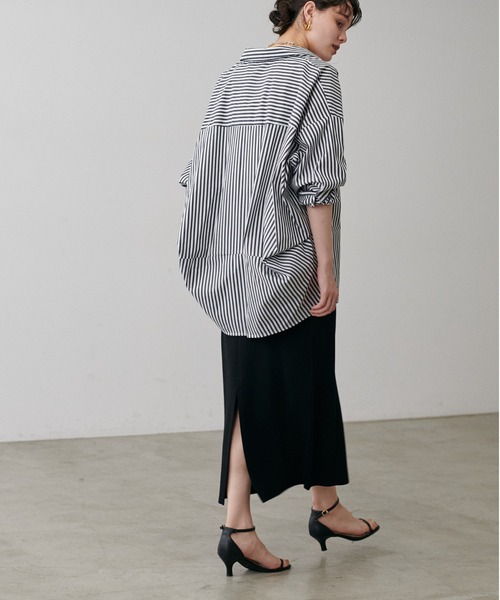 LARUTA（ラルータ）の「【LARUTA】スキッパー長袖シャツ（シャツ/ブラウス・レディース・ピンク/オフホワイト/チャコールグレー/その他2/その他1・FREE）」の12枚目の写真