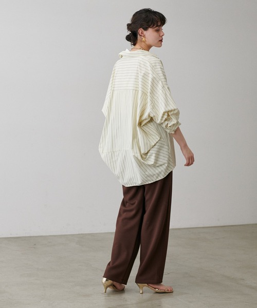 LARUTA（ラルータ）の「【LARUTA】スキッパー長袖シャツ（シャツ/ブラウス・レディース・ピンク/オフホワイト/チャコールグレー/その他2/その他1・FREE）」の20枚目の写真