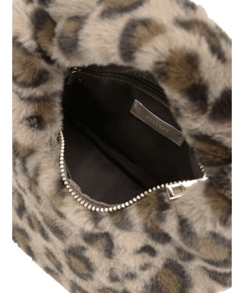RESEXXY（リゼクシー）の「レオパードフェイクファーバッグ（ハンドバッグ・レディース・アイボリー/ブラウン・FREE）」の12枚目の写真