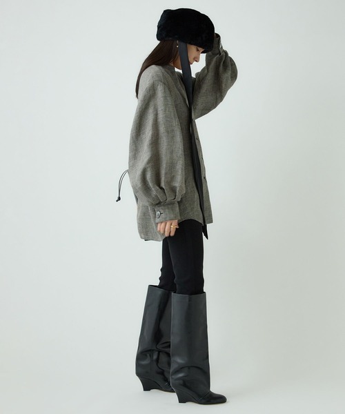 Chaos（カオス）の「Chaos(カオス)/ リネンパンプキンブラウス（シャツ/ブラウス・レディース・ブラック系その他/ベージュ系その他・FREE）」の10枚目の写真