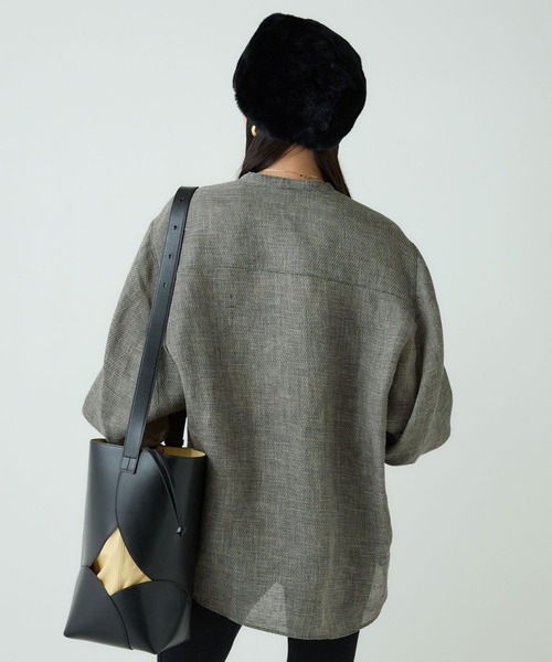 Chaos（カオス）の「Chaos(カオス)/ リネンパンプキンブラウス（シャツ/ブラウス・レディース・ブラック系その他/ベージュ系その他・FREE）」の16枚目の写真