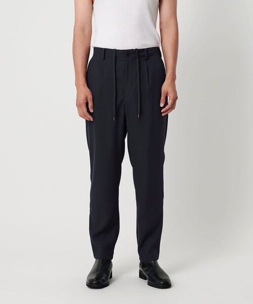 BEAUTY&YOUTH UNITED ARROWS（ビューティーアンドユースユナイテッドアローズ）の「トリコチン ポリエステル 1プリーツ テーパードパンツ NO.5 セットアップ対応（スラックス・メンズ・オリーブ/ネイビー・M/L/XL/S）」の21枚目の写真