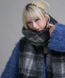 17HR | ロゴ刺繍マフラー(マフラー)