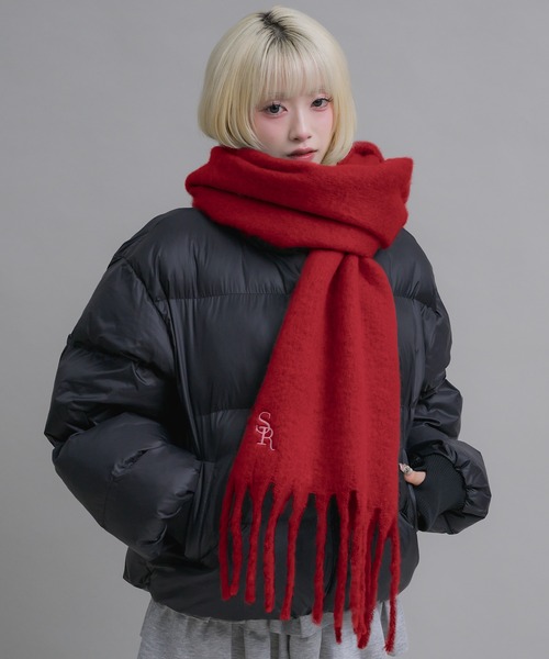 ロゴ刺繍マフラー（マフラー）｜17HR（セブンティーンアワーズ）の