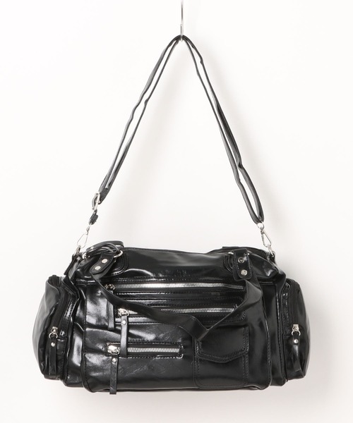 apres jour mignon（アプレジュールミニョン）の「【apresjour mignon×ARIAZ】ポケットデザイン2wayバッグ（ハンドバッグ・レディース・ブラック・ONESIZE）」の4枚目の写真