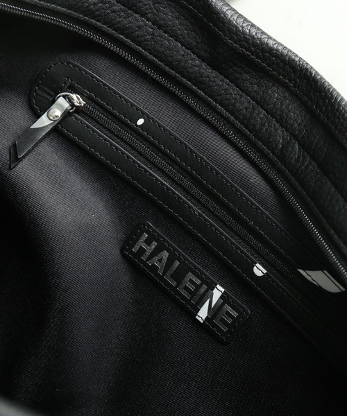 HALEINE（アレンヌ）の「[HALEINE] カーフ 2wayビジネスバッグ ペイントデザイン（ビジネスバッグ・メンズ・ブラック×グレー/ブラック×ホワイト・FREE）」の18枚目の写真