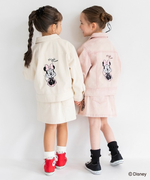 Disney(ディズニー)の「【Disney/ディズニー】刺繍Gジャン(デニムジャケット・キッズ・ピンク/アイボリー・150/140/100/110/90/120/130)」の19枚目の写真