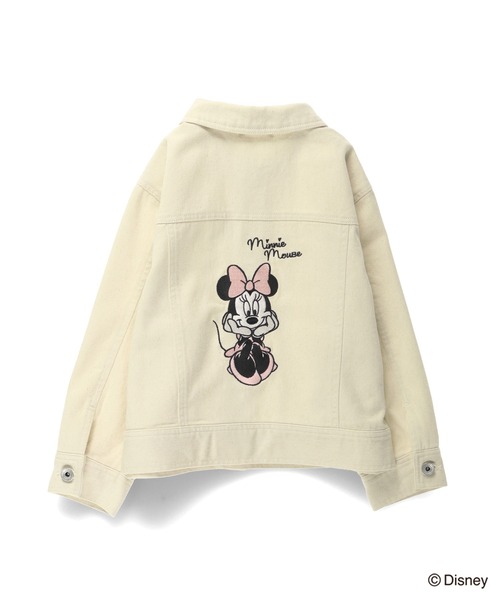 Disney(ディズニー)の「【Disney/ディズニー】刺繍Gジャン(デニムジャケット・キッズ・ピンク/アイボリー・150/140/100/110/90/120/130)」の12枚目の写真