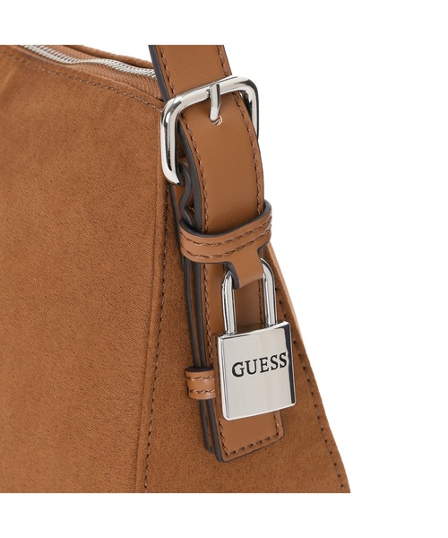 Guess（ゲス）の「ALISHA Shoulder ショルダーバッグ  （ハンドバッグ・レディース・ブラック/ブラウン・ONE SIZE）」の4枚目の写真