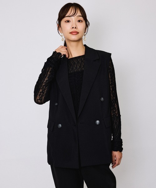 ハイツイストクロスジレベスト≪手洗い可能≫（その他アウター