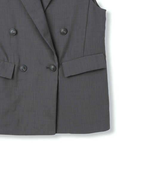 セール】ハイツイストクロスジレベスト≪手洗い可能≫（その他アウター