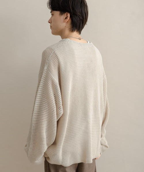 SENSE OF PLACE by URBAN RESEARCH(センスオブプレイスバイアーバンリサーチ)の「WポケットVネックニットカーディガン(カーディガン/ボレロ・メンズ・ライトベージュ/ネイビー/ブラウン・MEDIUM/LARGE)」の22枚目の写真