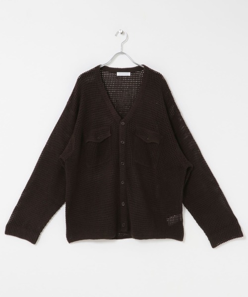 SENSE OF PLACE by URBAN RESEARCH(センスオブプレイスバイアーバンリサーチ)の「WポケットVネックニットカーディガン(カーディガン/ボレロ・メンズ・ライトベージュ/ネイビー/ブラウン・MEDIUM/LARGE)」の4枚目の写真