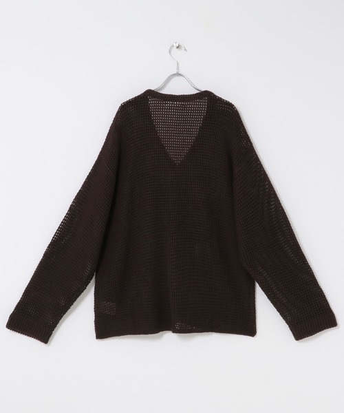 SENSE OF PLACE by URBAN RESEARCH(センスオブプレイスバイアーバンリサーチ)の「WポケットVネックニットカーディガン(カーディガン/ボレロ・メンズ・ライトベージュ/ネイビー/ブラウン・MEDIUM/LARGE)」の7枚目の写真