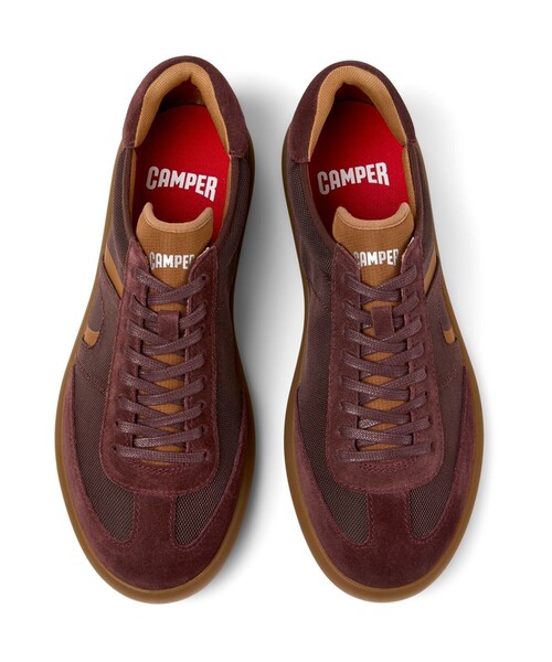 CAMPER（カンペール）の「[カンペール] PELOTAS SOLLER / レザースニーカー（スニーカー・メンズ・ワインレッド・27.5cm/26.0cm/27.0cm/28.0cm/25.5cm/25.0cm）」の4枚目の写真