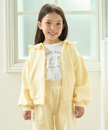 Lycee mine（リセマイン）の「【セットアップ可】【毛玉バイバイ裏毛】リボンラインフルジップパーカ（パーカー）」