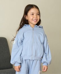 Lycee mine（リセマイン）の「【セットアップ可】【毛玉バイバイ裏毛】リボンラインフルジップパーカ（パーカー）」