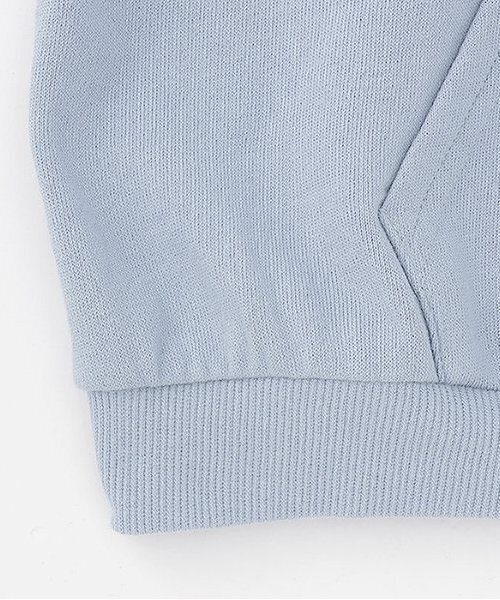 Lycee mine（リセマイン）の「【セットアップ可】【毛玉バイバイ裏毛】リボンラインフルジップパーカ（パーカー・キッズ・オフホワイト/クリーム/ブラック/ライトピンク/ブルーグレー/トップグレー・100cm/120cm/130cm/140cm/110cm/150cm）」の17枚目の写真