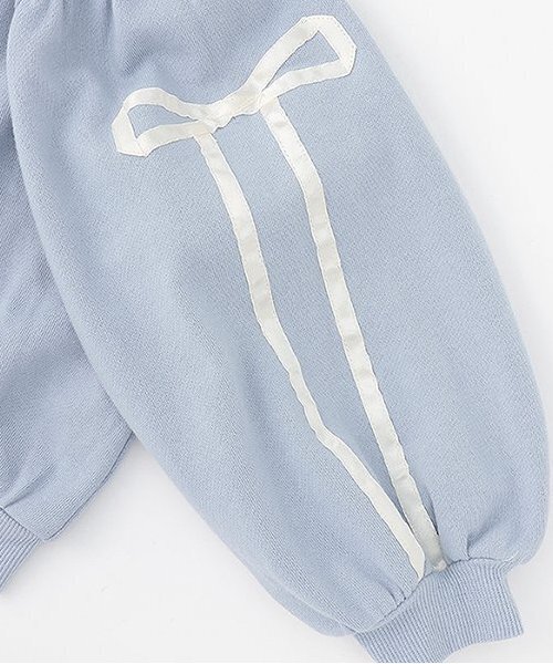 Lycee mine（リセマイン）の「【セットアップ可】【毛玉バイバイ裏毛】リボンラインフルジップパーカ（パーカー・キッズ・オフホワイト/クリーム/ブラック/ライトピンク/ブルーグレー/トップグレー・100cm/120cm/130cm/140cm/110cm/150cm）」の18枚目の写真