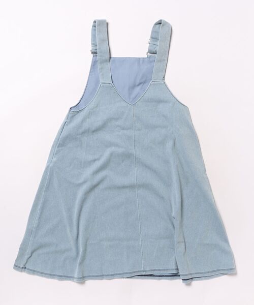 maarook（マルーク）の「ブルーデニム２ｗａｙジャンパースカート（ジャンパースカート・キッズ・ブルー・160cm/150cm/140cm）」の2枚目の写真